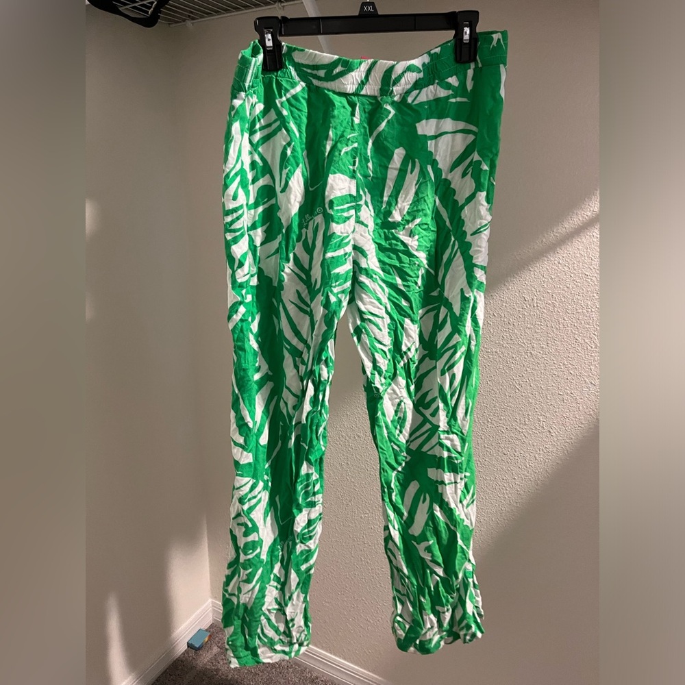 Lily putlizer print wide leg pants